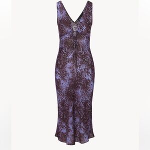 Realisation Par THE SCARLET Dress in Purple Leopard